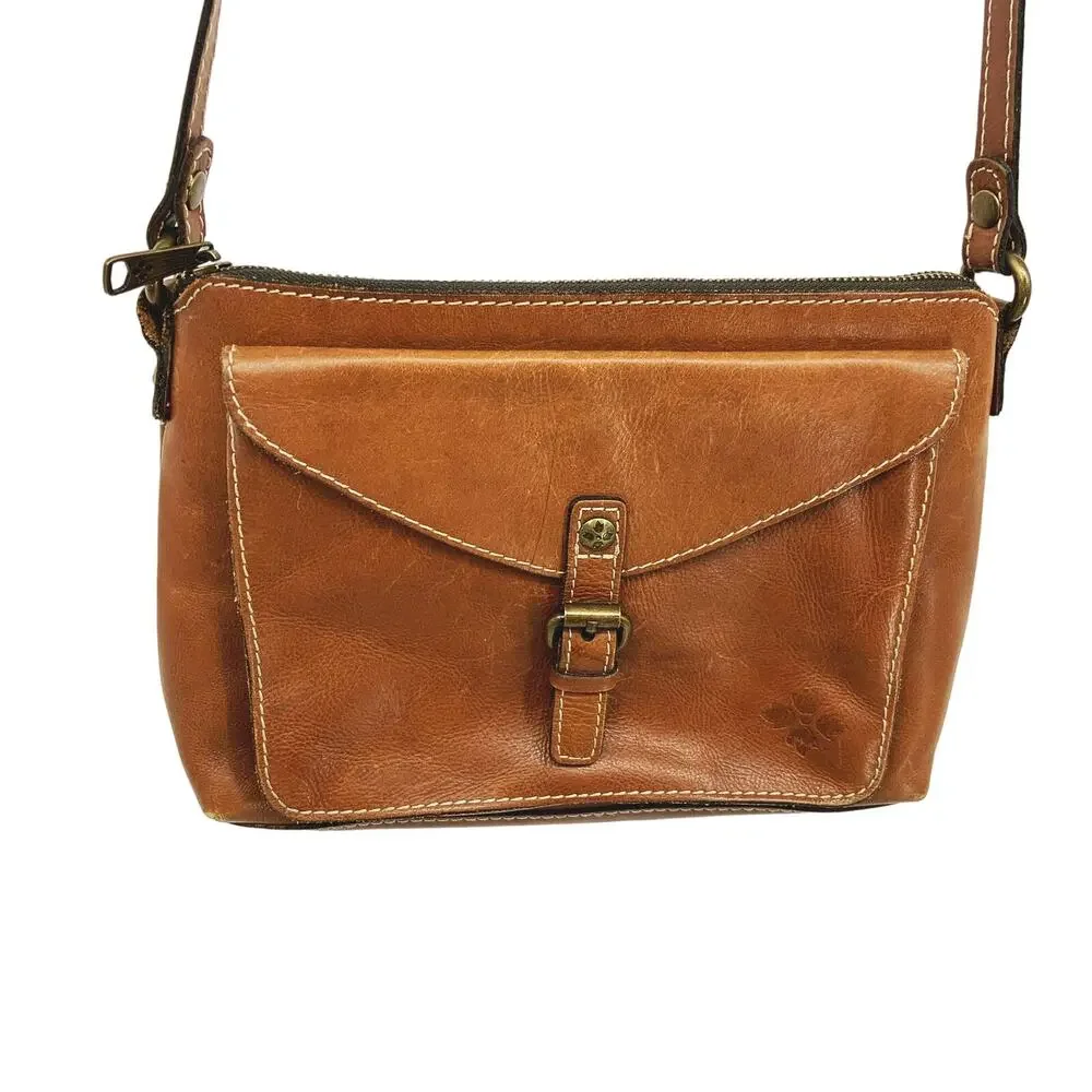 Patricia Nash Kirby East West Leather Crossbody Bag